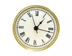 PREMIUM 3-9/16inch Ivory Roman Clock Insert